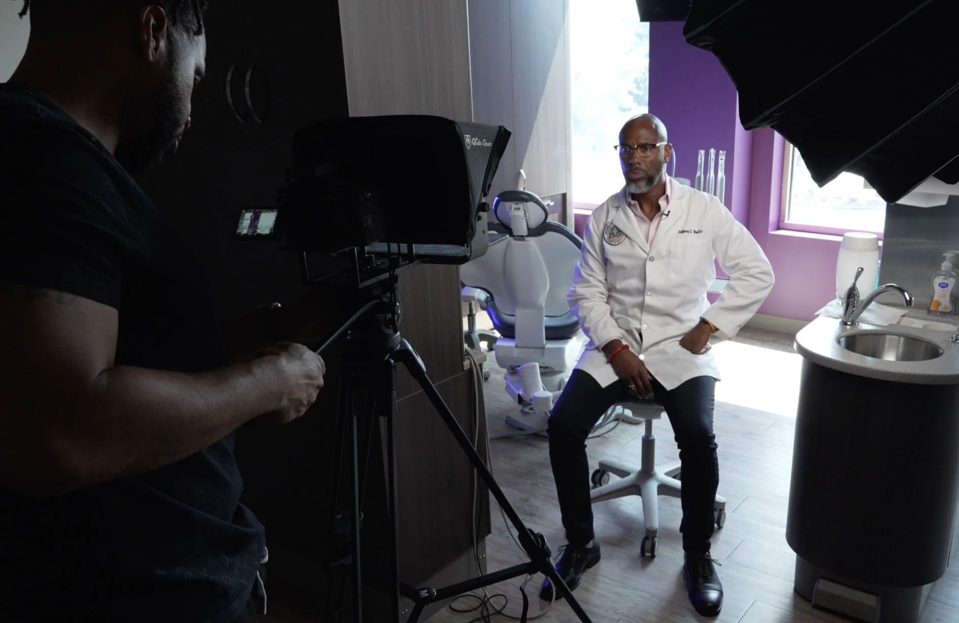 Behind the scenes of a Big Brand Vision interview